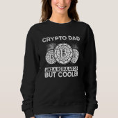 Sweatshirt Crypto Dad Cryptocurrency Blockchain Trader Best D (Devant)