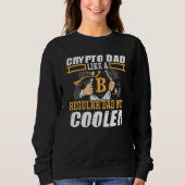 Sweatshirt Crypto Dad Cryptocurrency Blockchain Trader Best D (Devant)
