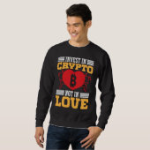 Sweatshirt Crypto Lover Cryptocurrency Blockchain Trader Fina (Devant entier)