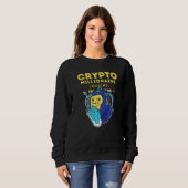 Sweatshirt Crypto Millionaire Chargement Premium (Devant entier)