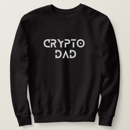 Sweatshirt Crypto Papa Trader Bitcoin HODL Fête des pères (Design devant)
