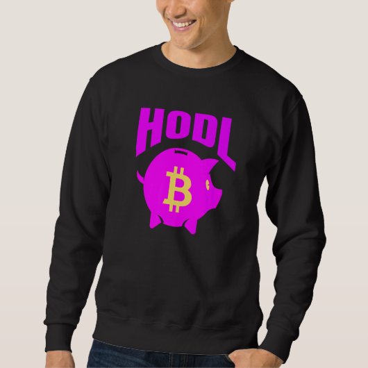 Sweatshirt Crypto Piggy Bank (Devant)