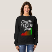 Sweatshirt Crypto Trader Équipe Commerce Cryptos (Devant entier)