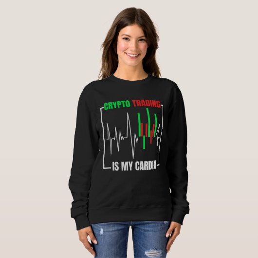 Sweatshirt Crypto Trading Cryptocurrency Trader (Devant entier)