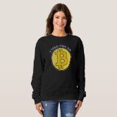 Sweatshirt Cryptocurrency Bitcoin Traders Or Btc (Devant entier)