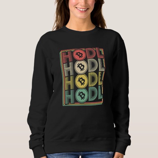 Sweatshirt Cryptomonnaie Hodl Crypto Bitcoin Btc Krypto (Devant)
