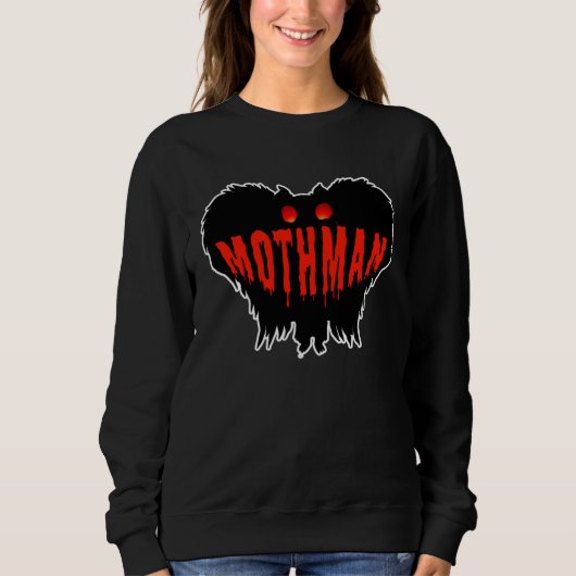 Sweatshirt Cryptozoology American Monster The Red Eyed Mothma (Devant)