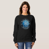 Sweatshirt Crystal Mountain Washington WA Souvenir de ski Sno (Devant entier)