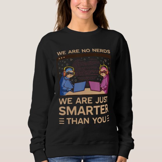 Sweatshirt CSS HTML web developer programmer nerd geek couple (Devant)