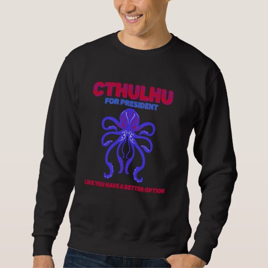 Sweatshirt Cthulhu Président (Devant)
