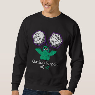 Sweatshirt Cthulhu Soutenez Une Campagne Rpg Mignonne Et Drôl