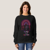 Sweatshirt Ctrl Alt delete mental health matters rainbow (Devant entier)