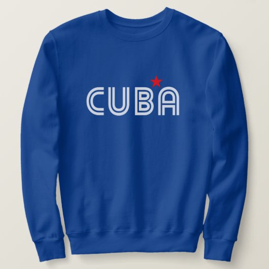 Sweatshirt Cuba Retro (Design devant)
