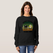 Sweatshirt Cue Sports Pool Billiards Team Lucky Break 8 Ball  (Devant entier)
