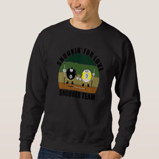 Sweatshirt Cue Sports Pool Billiards Team Snookinu2019 for Lo (Devant)
