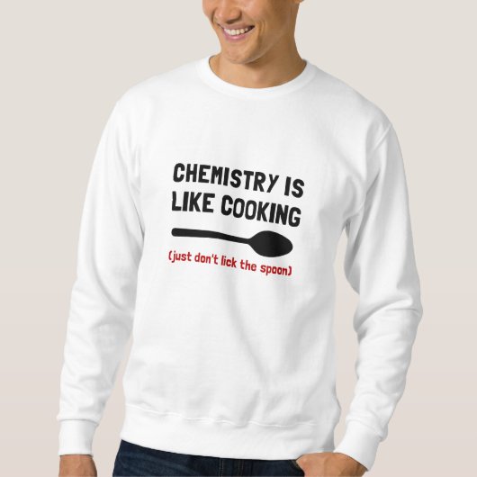 Sweatshirt Cuisine de chimie (Devant)