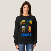 Sweatshirt Cuisine de vie du chef 1 (Devant entier)