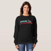 Sweatshirt Cuisine Est Mon Superhero Power Chef Cook Grill 7 (Devant entier)