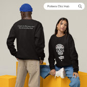 Sweatshirt Cuisine Vacances Sugar Crâne automne hiver Hallowe