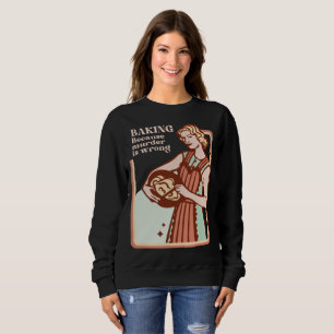 SWEATSHIRT CUISINER PARCE QUE LE MEURTRE EST MAUVAIS CUISINE 