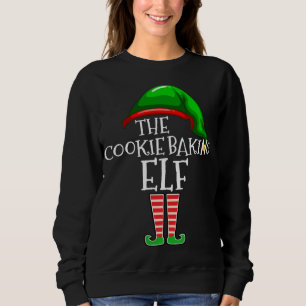 Sweatshirt Cuisinière de biscuits Famille Elf Correspondant G