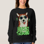 Sweatshirt Cuivre Husky Squad (Devant)