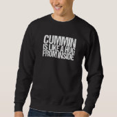 Sweatshirt Cummin Is Like A Hug From Inside Premium (Devant)