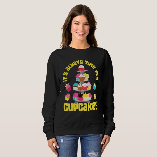 Sweatshirt Cupcakes Pour Cupcake (Devant entier)