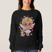 Sweatshirt Cupid and Bunny Dance (Devant)