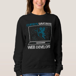 Sweatshirt Cupid s Favorite Web Developer Romance Couple Men 