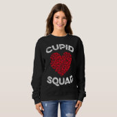Sweatshirt Cupid Squad T  Family and Couples Valentines Day (Devant entier)