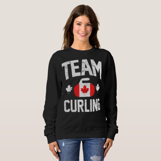 Sweatshirt Curling Équipe Canada (Devant entier)