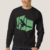 Sweatshirt Curling Player wintersport (Devant)