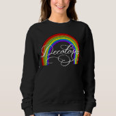 Sweatshirt Cursillo DeColores Arc-en-ciel Foi Religion (Devant)