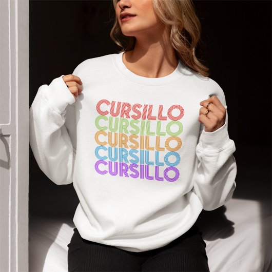 Sweatshirt Cursillo Pile Coloré de DeColores