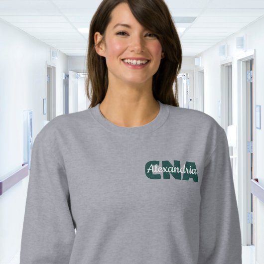 Sweatshirt Custom CNA Credentials with Name