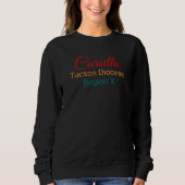 Sweatshirt Custom Cursillo Decolores with Diocese & Region  (Devant)
