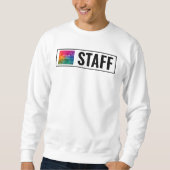 Sweatshirt Custom Double Sided Print Template Mens Staff Crew (Devant)