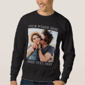 Sweatshirt Custom Photo and Text (Devant)