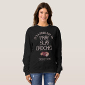 Sweatshirt Custom PRAY SLAY CROCHET (Devant entier)