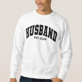 Sweatshirt Custom Wife and Husband Sweatshirt, Wedding Gift (Devant)