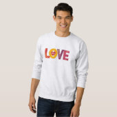 Sweatshirt Customizable Valentine's Day Heart Love Women’s (Devant entier)
