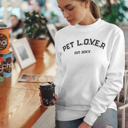 Sweatshirt Customized Minimalist Stylish Cute Pet Lover