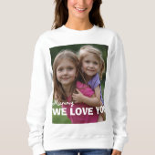 Sweatshirt Customized with 2 and text (Devant)