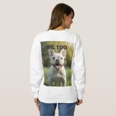 Sweatshirt Customized with 2 and text (Dos entier)