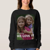 Sweatshirt Customized with 2 and text (Devant)
