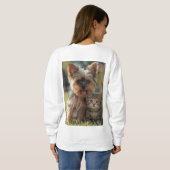 Sweatshirt Customized with two photos (Dos entier)