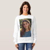 Sweatshirt Customized with two photos (Devant entier)