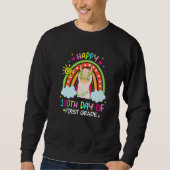 Sweatshirt Cute 100th Day Of first grade 100 Days Smarter lla (Devant)