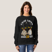 Sweatshirt Cute 20th Wedding Anniversary Gnomes For Penguin M (Devant entier)
